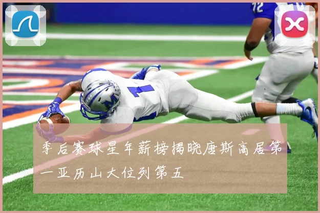 季后赛球星年薪榜揭晓唐斯高居第一亚历山大位列第五